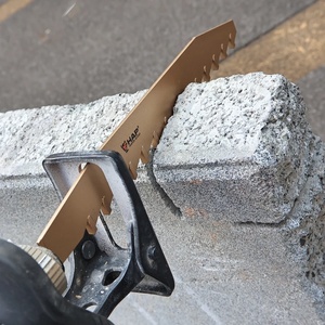 Lame de <span class=keywords><strong>scie</strong></span> <span class=keywords><strong>sabre</strong></span> HAP à pointe en carbure de 9 pouces pour la découpe de briques, blocs de ciment, maçonnerie et pierre, emballage blister - Product Image 4