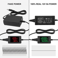 Adaptateur secteur de bureau DC 12V, alimentation AC/DC 12V 5A