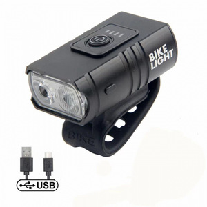Super Bright Rechargeable USB Headlight for Mountain Bike Road Bike Night Riding Strong <b>Light</b> Flashlight Tail <b>Light</b> <b>Bicycle</b> - Product Image 2