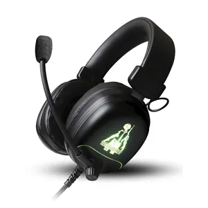 새로운 도착 7.1 사운드 게이머 헤드폰 헤드셋 게임 머리띠 PC/스위치/Xbox/PS4