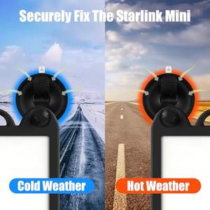 ถ้วยดูด2in1ซันรูฟหน้าต่าง RV สำหรับ starlink Gen3มินิเมาท์ป้องกันซิลิโคนเคส starlink อุปกรณ์เสริมฝาครอบติดหลังคาขนาดเล็ก - Product Image 4