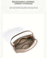 Sacs à bandoulière de mode de haute qualité en gros d'usine, sac à main classique simple grande capacité pour femme, sac bandoulière en cuir véritable