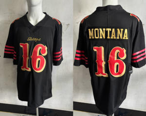 高品質 卸売 49ers ジャージ 人気商品 メンズ アメリカンフットボール 刺繍 ユニフォーム - Product Image 3