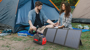 <span class=keywords><strong>Panneau</strong></span> <span class=keywords><strong>solaire</strong></span> <span class=keywords><strong>pliable</strong></span> monocristallin Powkey S60 60W 23% d'efficacité Chargeur <span class=keywords><strong>solaire</strong></span> portable <span class=keywords><strong>pour</strong></span> <span class=keywords><strong>camping</strong></span>-<span class=keywords><strong>car</strong></span> 15V - Product Image 2