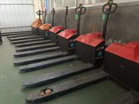 Chariot transpalette électrique pliable 1,5 tonne avec poignée, service OEM, pour stockage en détail, contrôleur intelligent, commande en gros