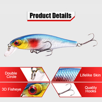 Big Minnow Appât artificiel dur 8.6cm Leurre de pêche méné coulant