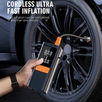 Rechargeable Electric Digital Wireless Air Pump Tire Inflator Portable Air Compressor for Car Bike Motorcycle Truck Tires