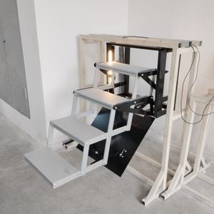 Tytxrv อุปกรณ์เสริมสำหรับคาราวาน RV พร้อมไฟ LED บันไดสเตนเลสพับได้แบบแมนนวล/ไฟฟ้า4ขั้น - Product Image 3