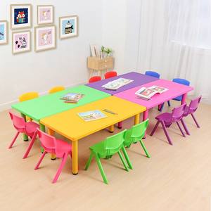 Table d'<span class=keywords><strong>enfant</strong></span> <span class=keywords><strong>pas</strong></span> chère pour la maternelle, table en plastique durable pour enfants, table de fête pour enfants, <span class=keywords><strong>bureau</strong></span> de classe pour la garderie - Product Image 3