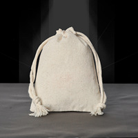 Pochette en coton biologique avec cordon de serrage, logo personnalisé, sac d'emballage pour bijoux et cadeaux, sacs écologiques pour cadeaux de fête