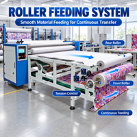 Presse à chaleur par sublimation rotative automatique grand format 100x120cm pour transfert numérique sur verre
