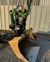 Attache rapide flexible à couple élevé, inclinable et rotative, pour excavatrice de 2 à 10 tonnes