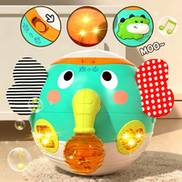 Jouet musical éléphant rotatif lumineux, activité sensorielle éducative, assortiment importé, fournitures pour fêtes en extérieur