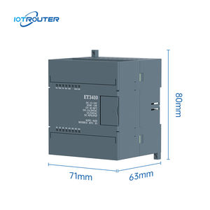 Industrial DIN Rail RS485 IO Módulo com 4 Entradas Digitais e 4 Saídas de Relé Protocolo MQTT para Sistemas de Automação - Product Image 5