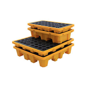 Para a coleta líquida do petróleo Pálete do derramamento da bandeja do óleo <span class=keywords><strong>1</strong></span> 2 <span class=keywords><strong>4</strong></span> pálete poli do contenção do derramamento do cilindro - Product Image 2