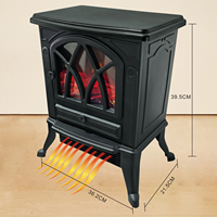 Ventilateur chauffant électrique à flamme 2000W, foyer, ventilateur chauffant, chauffage domestique, chambre à coucher, portable, ventilateur chauffant PTC