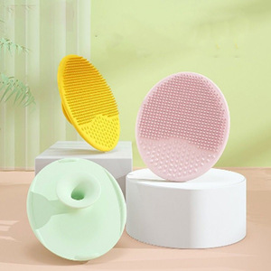 Brosse à shampooing en silicone pour bébé : Brosse de bain pour nouveau-né et brosse anti-croûtes de lait, brosse pour le visage des filles - Product Image 3