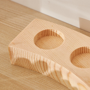 Wooden Essential Oil <b>Bottle</b> <b>Rack</b> 28x5x3cm Desktop <b>Storage</b> Organizer For Kitchen Condiment Jar Small Wine Glass Display - Product Image 3