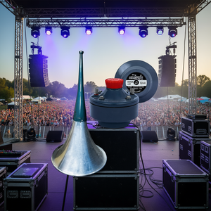 Altavoz de trompeta de 5 núcleos, 22 pulgadas, 400W, controlador de compresión PMPO, mono, montaje en pared, cuerpo metálico - Product Image 2