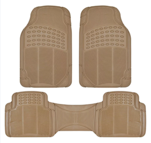 Ensemble de 3 tapis de sol en caoutchouc robustes pour voiture, SUV, fourgonnette et <span class=keywords><strong>camion</strong></span>, protection contre toutes les intempéries, ajustement universel, gris - Product Image 4