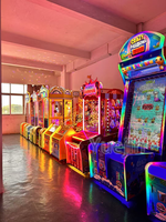 Machine de jeu vidéo d'arcade de réservoir de poissons fou à pièces armoire en métal langue anglaise Type de boxe échange de billets divertissement