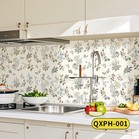 Papier peint auto-adhésif amovible en PVC imperméable à l'eau, motif floral 3D, style français, pour la décoration murale de la chambre à coucher