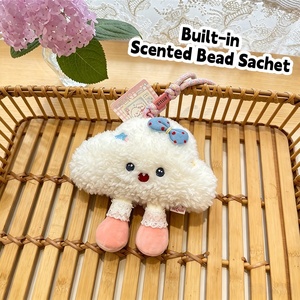 En gros, Porte-clés pendentif mini poupée en peluche nuage mignon et moelleux, pour décoration de sac à dos de filles, lots de concours et cadeaux quotidiens - Product Image 2
