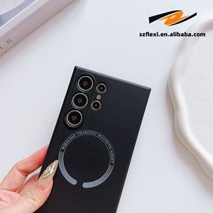 Custodia in Silicone liquido opaco con ricarica Wireless per <span class=keywords><strong>Samsung</strong></span> <span class=keywords><strong>Galaxy</strong></span> S25 S24 S22 <span class=keywords><strong>S21</strong></span> S23 Cover protettiva magnetica morbida per telefono - Product Image 5