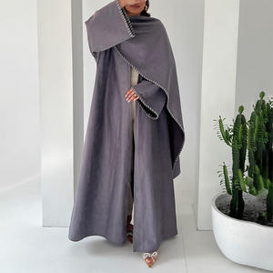 Aschulman Personnalisée Dernière Abaya de l'Aïd Robe Musulmane pour Femmes Abayas Turquie Modèles 2024 Abaya Ramadan - Product Image 1
