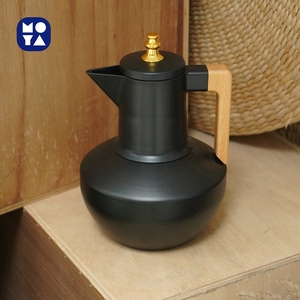 ابتكارات جديدة أكواب من الفولاذ المقاوم للصدأ بمقبض خشبي ممتاز إبريق تخييم قهوة ماء لسيناريوهات متعددة - Product Image 5