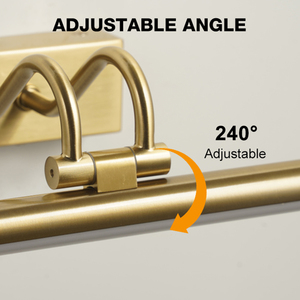 Bán buôn 2700 4000 5500 K SMD2835 điều khiển từ xa khách sạn phòng tắm Vanity Gương đèn đồng sạc <span class=keywords><strong>Led</strong></span> tường ánh sáng - Product Image 5