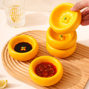 Ensemble de mini-bols ronds orange pour condiments, idéal pour les sauces, le hot pot et le barbecue - Product Image 2
