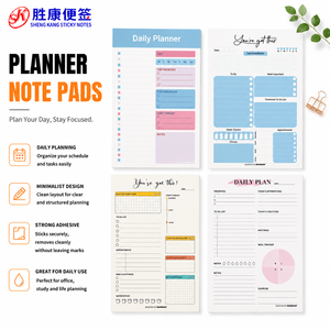Tear Off Daily Planner Notepad To Do List <b>Memo</b> <b>Pad</b> Sticky Notes Schedule Custom Stationery for Office Student Home Task Planner - Product Image 1