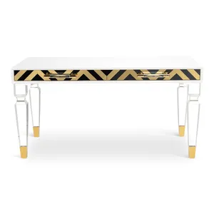 Explosive Furniture Desk Modern Style Uniquely Designed Desk With Glass Legs Exquisite Business Desk For Modshop
