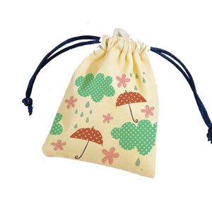 Customizable Satin Fabric Drawstring Bag Stamp Printing Gift Storage for Jewelry Power Bank <b>Accessories</b> Gems for Gemstone - Product Image 2
