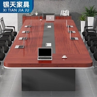 Ensemble de bureaux de conférence XTHYZ-068 Xitian en panneaux de bois pour hôtels et écoles, design moderne pliable, couleurs personnalisables, mobilier de bureau