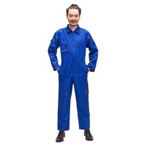 Uniforme de travail multifonctionnel, uniforme bleu marine souple et colorée, vêtements de travail imperméables pour travaux de construction, combinaison - Product Image 2