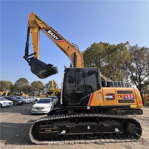 Excavadora de cadenas de servicio pesado económica SY215C con motor y bomba, 21.5 toneladas de peso operativo, accesorio de martillo rompedor en venta - Product Image 3