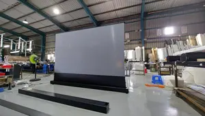 100"-150" ALR Screen Floor Rising Projector Screen Motorized Motorized Floor Rising Projector Screen For Home Cinema