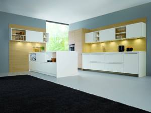 Bisagras de Cierre Suave, Gabinetes de Cocina Modulares Modernos con Acabado Acrílico, Correderas para Cajones, Fregadero y Accesorios para Grifos - Product Image 6