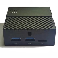 FriendlyElec Nanopi R4S Router Perjalanan Portabel Mini OpenWRT dengan Port Ethernet Dual-gbps 4GB LPDDR4 Berbasis Di RK3399 Soc untuk IOT