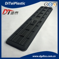 Vente en gros 20x10 pouces jardin en plastique noir plat pépinière plateau de semences microvert plateaux sans trous