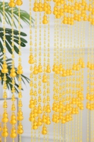 Rideau de perles en forme de bouteille de miel, scintillant, pour porche, entrée, placard, cloison, intérieur minimaliste, appartement de luxe, DIY, boutique