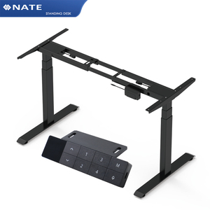 2af3 động cơ kép điện đứng bàn khung hiện đại Ergonomic đứng bàn cơ sở 4 Bộ nhớ động cơ yên tĩnh Hỗ trợ 120kg chiều cao - Product Image 1