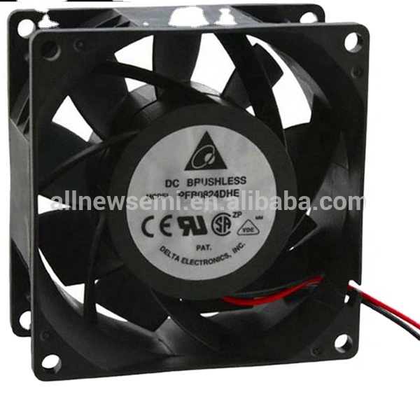 Вентиляторы охлаждения Delta PFB0824DHE 1.63A 80*80*38 мм 8038 24 В