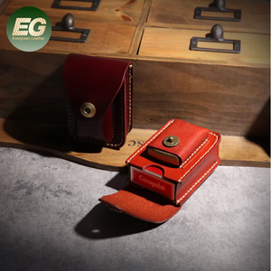 EA602 Étui à cigarettes imperméable et coupe-vent pour femmes, gravure par sublimation, cuir véritable, <span class=keywords><strong>porte</strong></span>-cigarettes moderne, étui à cigarettes <span class=keywords><strong>vintage</strong></span> - Product Image 1