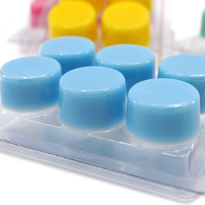 Vỉ Hộp Xà Phòng Sinh Thái Thân Thiện Rõ Ràng Gói Sáp Tan Chảy Vỏ Sò Bao Bì Hộp Nhựa Trái Tim Vuông Tròn Khuôn Giáng Sinh Bán Buôn - Product Image 4