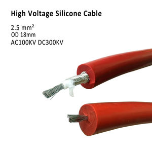 Cable de prueba de protección de alto voltaje personalizado AC/DC 20KV a 300KV Cable de encendido de silicona con aislamiento de goma de conductor trenzado - Product Image 6