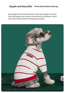 Pull en coton d'hiver classique pour chiot, vêtements pour animaux de compagnie, vêtements pour petits chiens, Corgi, <span class=keywords><strong>bouledogue</strong></span> français - Product Image 6