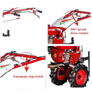 Mini tractor de Timón de potencia, piezas de repuesto, motor, azada, motor motorizado, cultivador de tierra de gasolina agrícola, Timón de potencia - Product Image 3